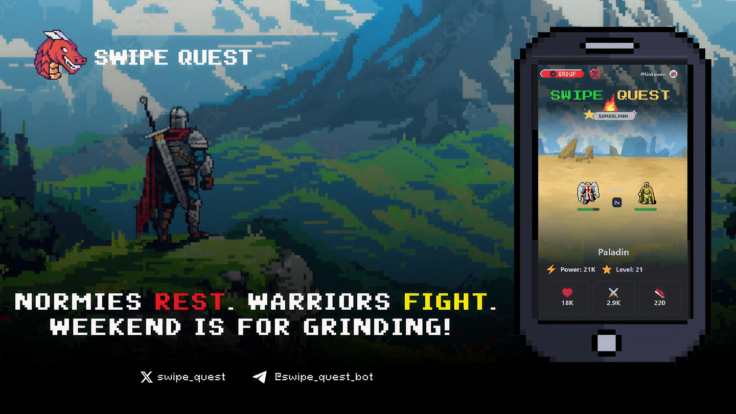 Swipe Quest Pixel Gaming Experience